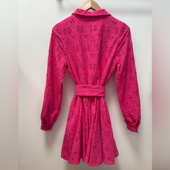 NWOT Sezane - Sol Dress Rose Pink - Size 38/US 6 - Picture 13 of 15